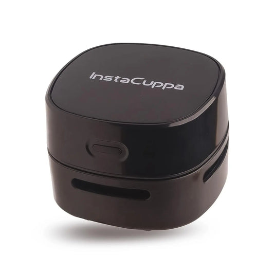 InstaCuppa Mini Portable Desktop Vacuum Cleaner, Usage Time Upto 2 Hours, Cordless Sweeper for Paper Shavings, Hair, Nails, Cleaning Desktop, Crumbs, Keyboard, Pet Hairs  Rechargeable Edition