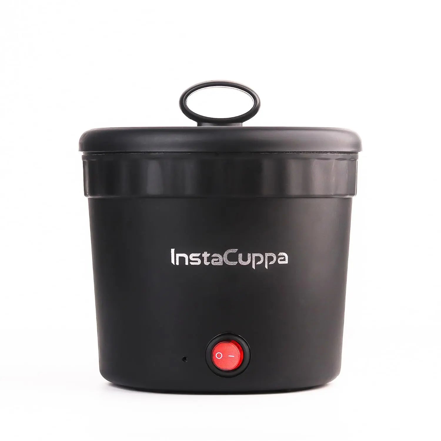 InstaCuppa Portable Multi Cook Electric Kettle with Non-Stick Inner Pot, Dry Boil Protection for Safety, Compact & Light Weight, Ideal for Boiling Milk, Tea, Coffee & Eggs, 1 Liter, 450 Watts, Black 