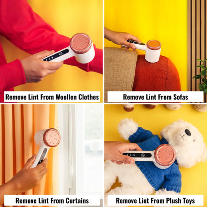 InstaCuppa Rechargeable Lint Remover with Adjustable Speed Settings, Portable Fabric Shaver for Busy Moms 