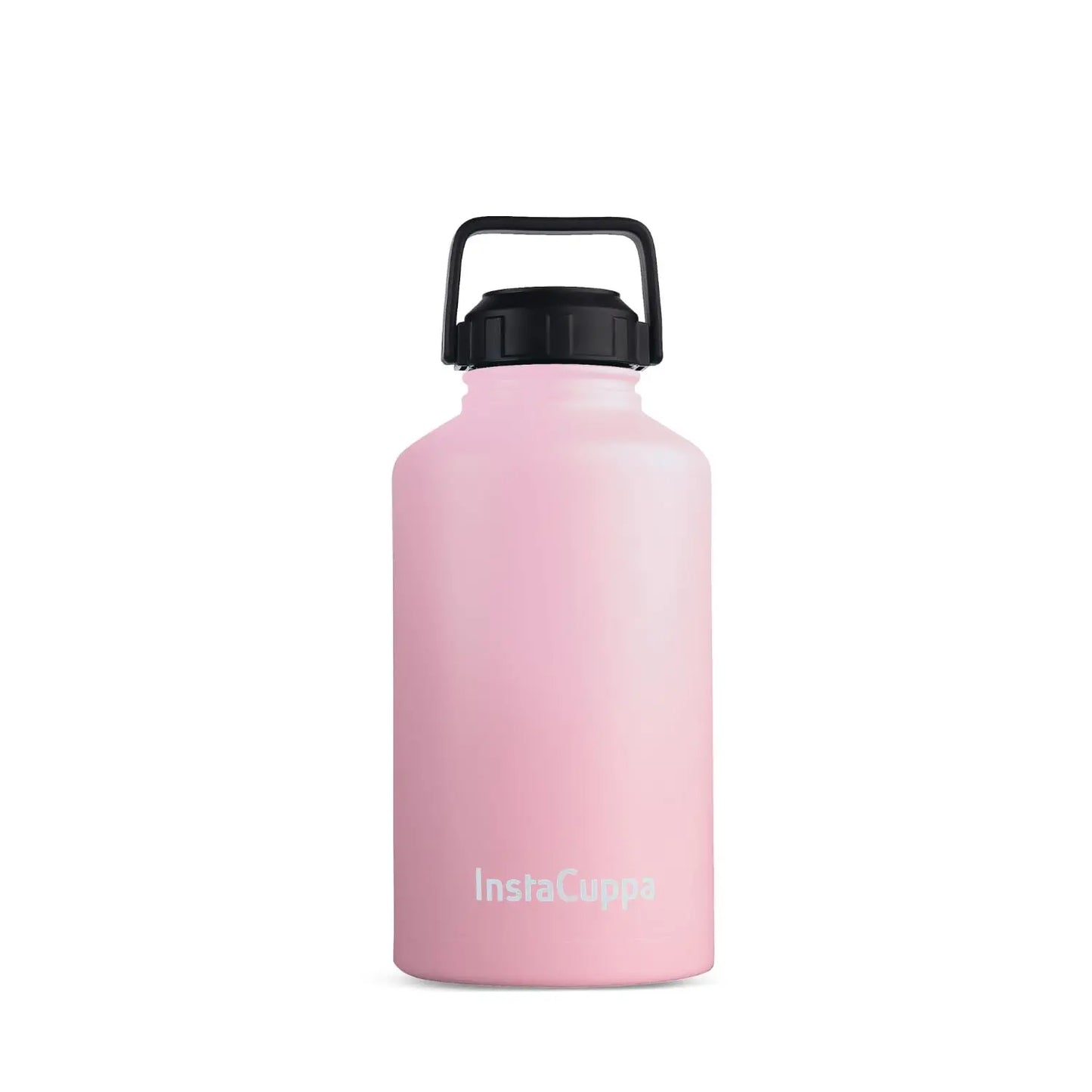InstaCuppa Stainless Steel Thermos Flask Water Bottle with Sports Sipper Lid, Double Walled Vacuum Insulation  2000 ML / Pink