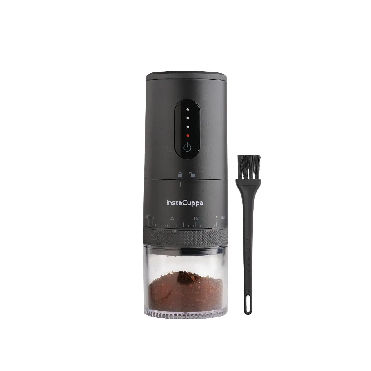 Rechargeable Coffee Grinder InstaCuppa 38 Settings USB
