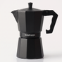 InstaCuppa Classic Aluminium Moka Pot — Italian Stovetop Espresso Maker, 6 Cups · 300 ml | Silver, Black & Red