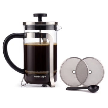InstaCuppa French Press Coffee Maker with Smo