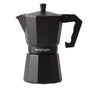 InstaCuppa Moka Pot 300 ml (6 Moka Cups) - Aluminium Stovetop Espresso-Style Coffee Maker and Coffee Percolator for Gas Stove, Brass Safety Valve, Stay-Cool Handle