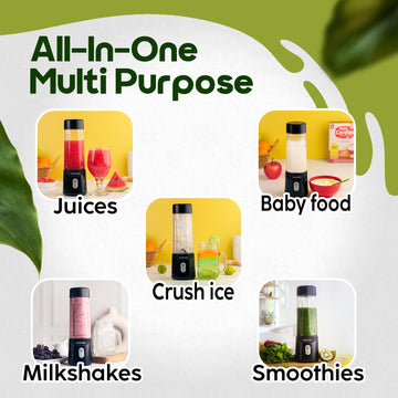InstaCuppa portable blender version 2 all-in-one for juices baby food milkshakes smoothies and crushing ice
