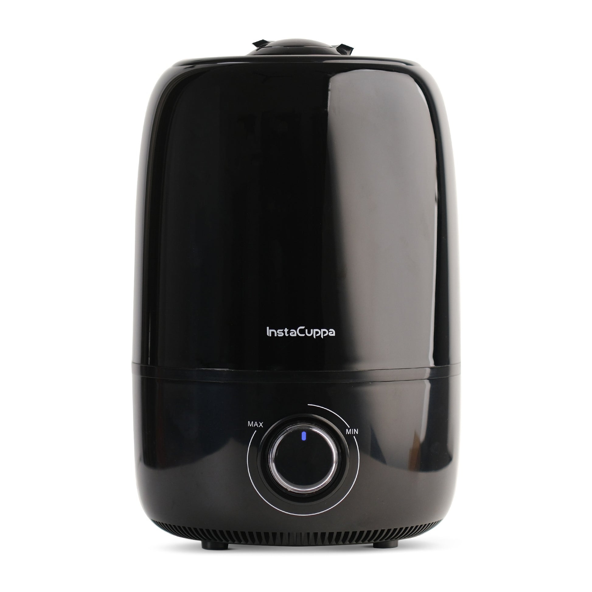 InstaCuppa Ultrasonic Cool Mist Humidifier 4L for room, front view with mist dial