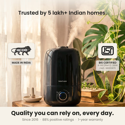 InstaCuppa humidifier for room, BIS certified and made in India