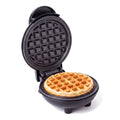 InstaCuppa Mini Waffle Maker Machine for Kids' Breakfast - 4 Inch (10 cm) Electric Waffle Maker with Non-Stick Plates, Ready Light, Cool-Touch Handle, 350 W, Indian 2-Pin Plug