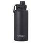 InstaCuppa Insulated Water Bottle 1L — Stainless Steel Thermos Flask, Double-Wall Vacuum, Sports Sipper Lid