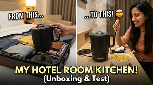 InstaCuppa Portable Multicook Kettle 1000ml - Stainless Steel Version Unboxing Video