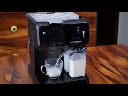 Built-In Milk Frother In Action