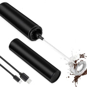 InstaCuppa Travel Milk Frother / Coffee Beater with Rechargeable Battery, Black Color