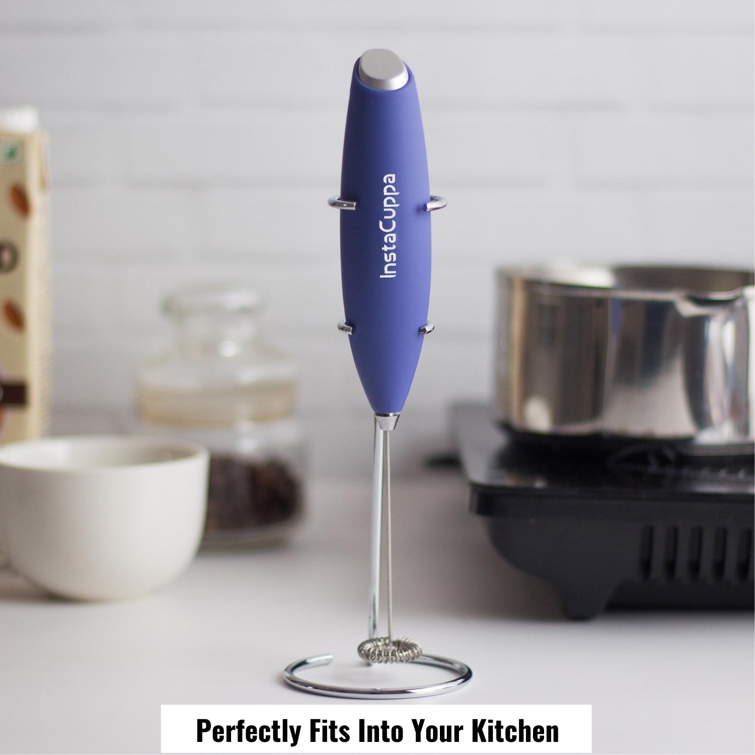 Milk Frother with Batteries Included Online