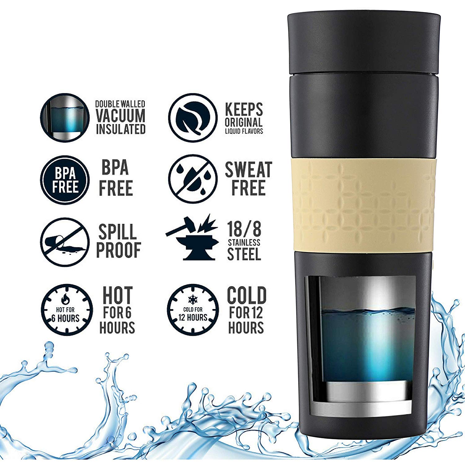 Buy InstaCuppa Vacuum Insulated Travel Mug Online