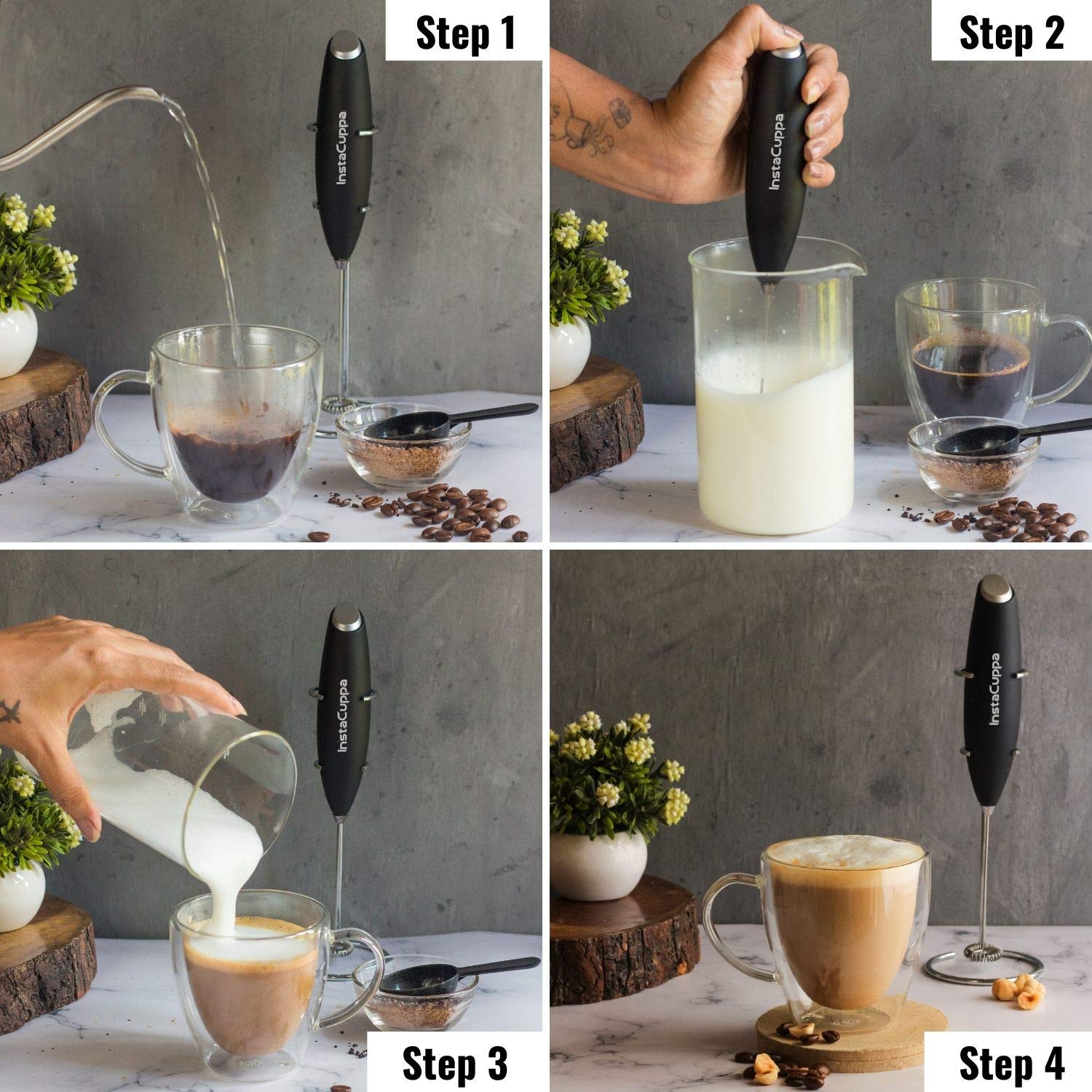 How To Use InstaCuppa Travel Frother? 