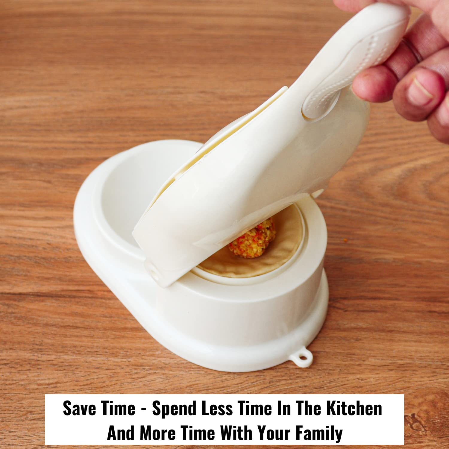 InstaCuppa Dumpling Maker and Momos Maker, 2 in 1 Press and Mould Manual Dumpling Maker