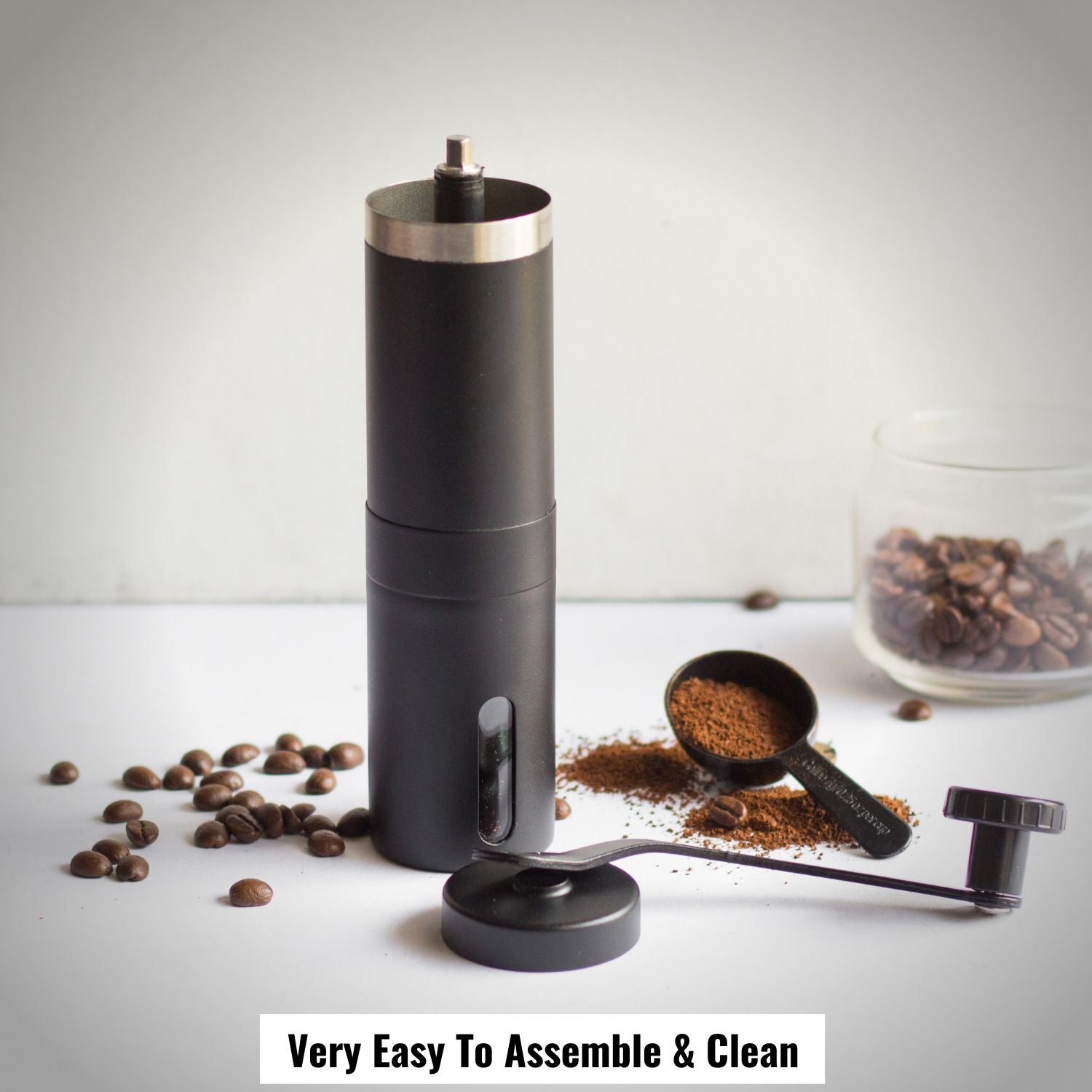 Stainless Steel Manual Coffee Grinder - the perfect mlovepod capsule  companion