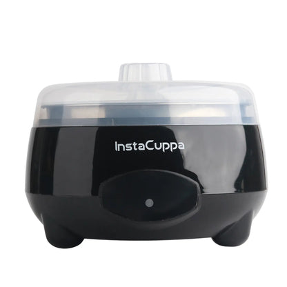 InstaCuppa Automatic Curd Maker Machine 1 Liter black — probiotic yogurt maker with stainless steel bowl