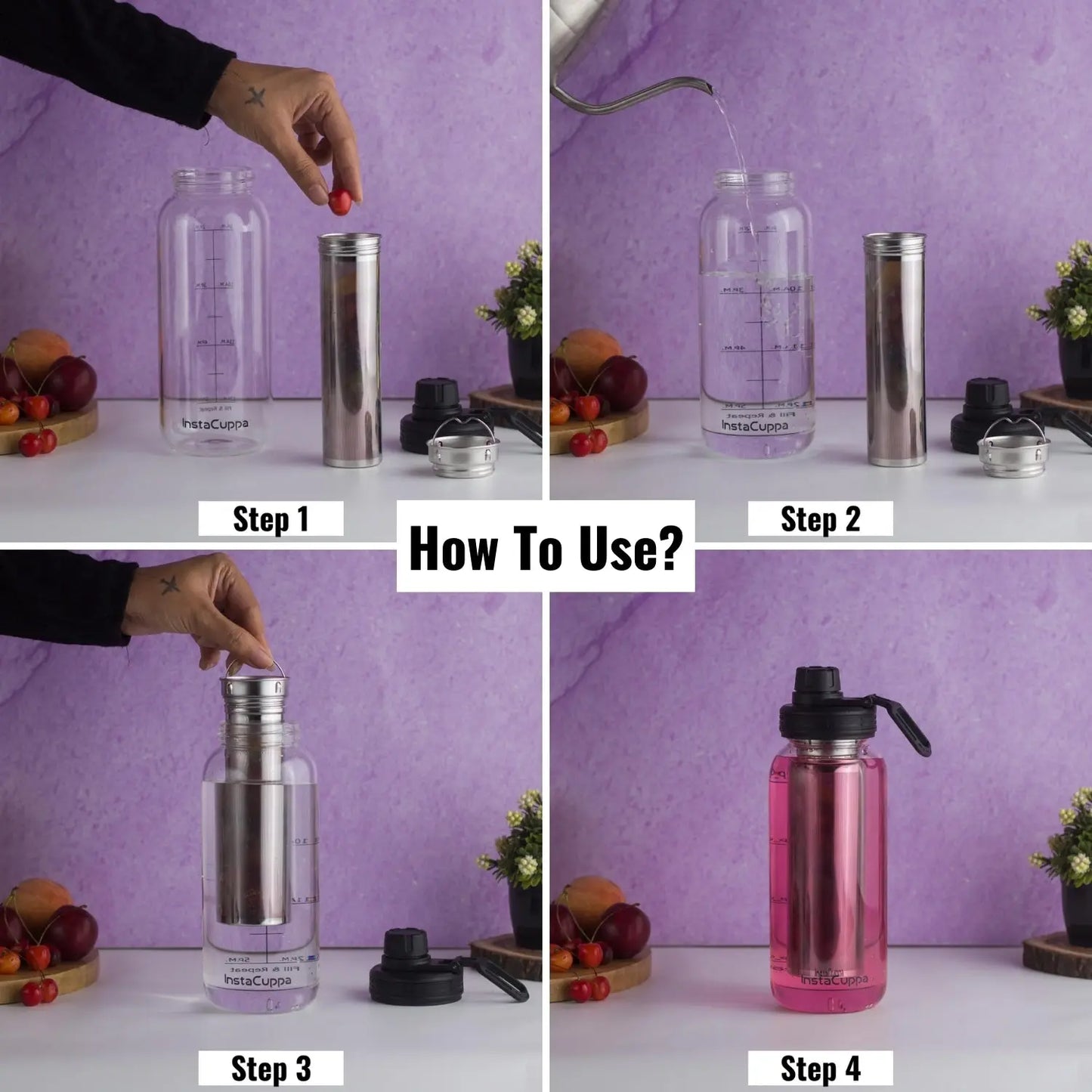 Shop Online Glass Water Bottle