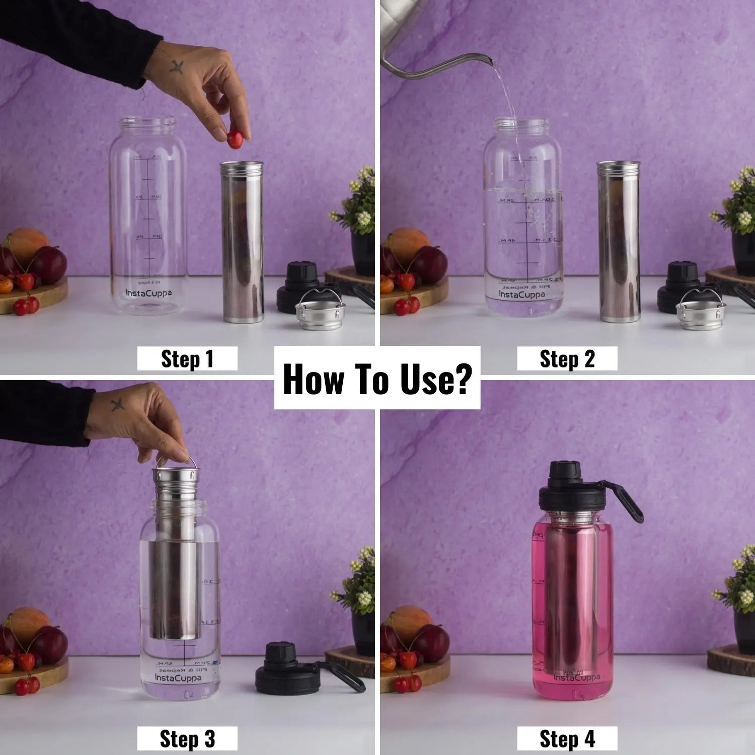 Shop Online Glass Water Bottle