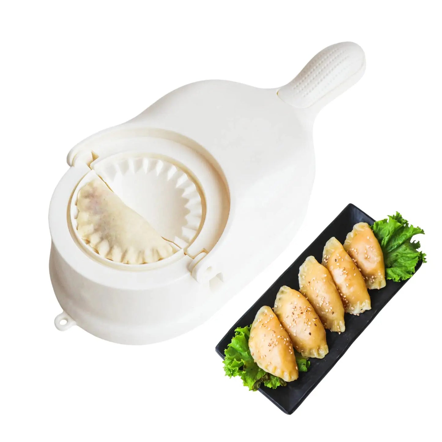 InstaCuppa Dumpling Maker and Momos Maker, 2 in 1 Press and Mould Manual Dumpling Maker 
