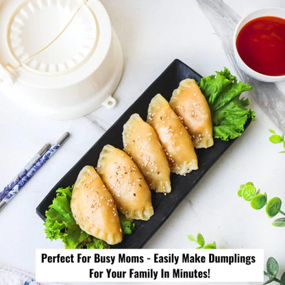 InstaCuppa Dumpling Maker and Momos Maker, 2 in 1 Press and Mould Manual Dumpling Maker 