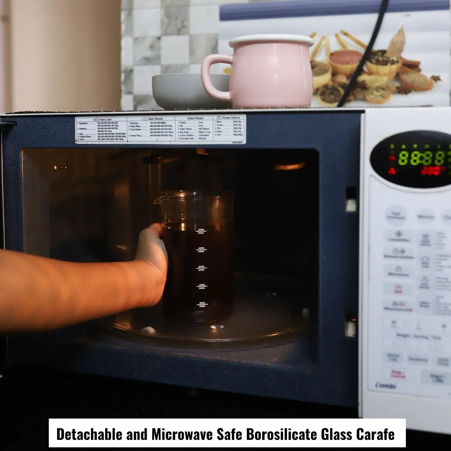 InstaCuppa French Press Coffee Maker online with Microwave Safe