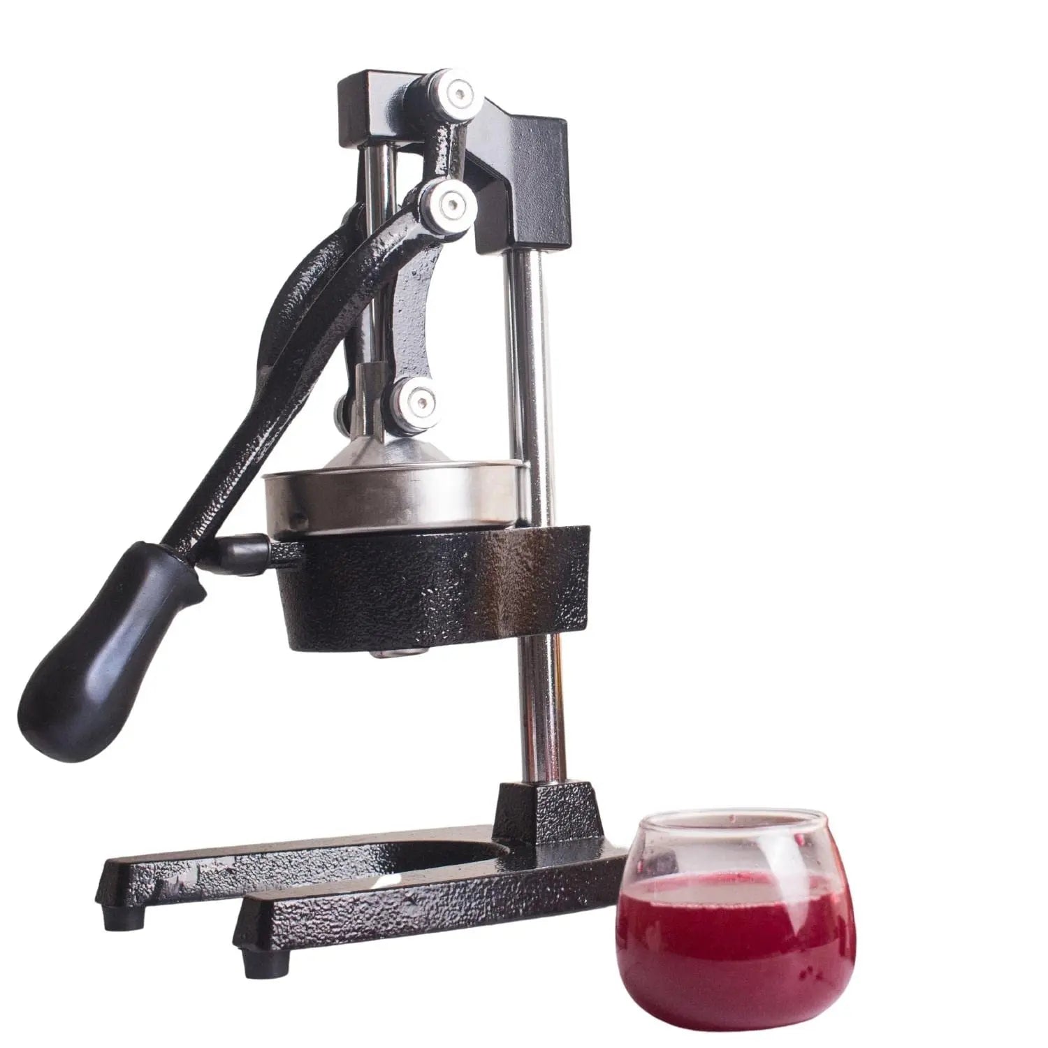 InstaCuppa Heavy Duty Manual Press Fruit Juicer with Premium Grade Cast Iron Build, Perfect for Squeezing Lemon, Orange and Pomegranate Juices 