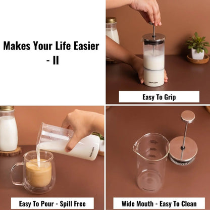 InstaCuppa Heavy Duty Manual Press Fruit Juicer with Premium Quality Cast Iron Build, Professional Citrus Press, Orange Squeezer and Lime Squeezer 