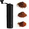 InstaCuppa Manual Coffee Grinder Ceramic Burr with 18 Adjustable Bean Grind Settings - Fresh Grind for South Indian Filter Coffee, Moka Pot, French Press, Pour Over, Cold Brew – Portable & Easy to Clean - InstaGrind Manual Classic