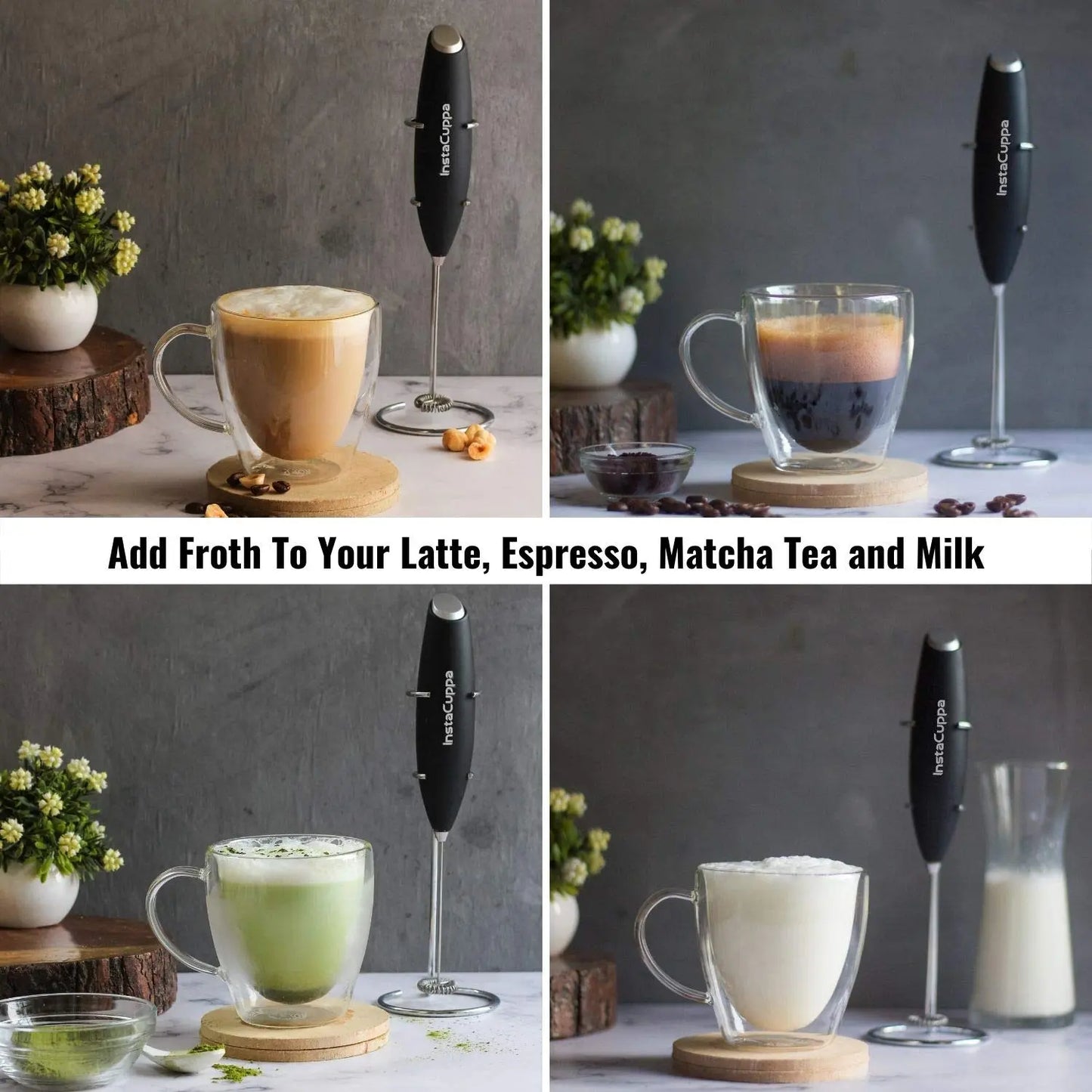 Order Milk Frother Online with Glass Pitcher