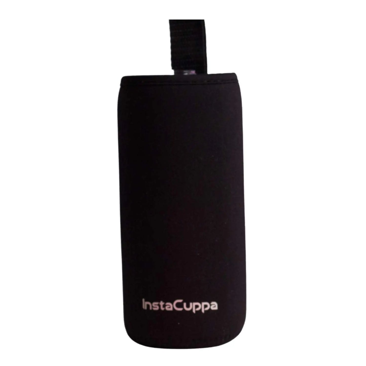InstaCuppa Neoprene Silicone Sleeve Add on for Glass Bottle 650 ML/1000 ML  Black / 1000 ML