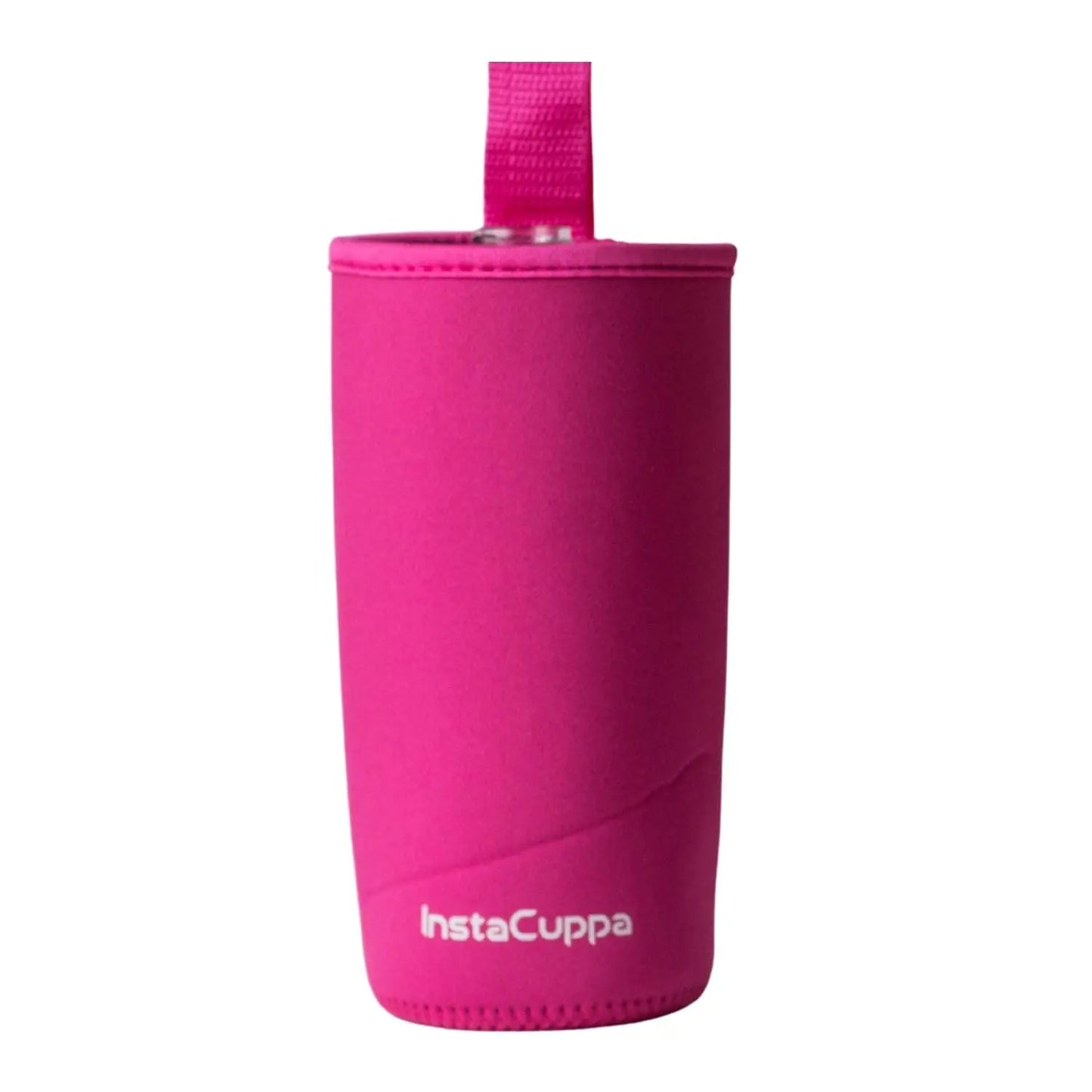 InstaCuppa Neoprene Silicone Sleeve Add on for Glass Bottle 650 ML/1000 ML  Pink / 1000 ML