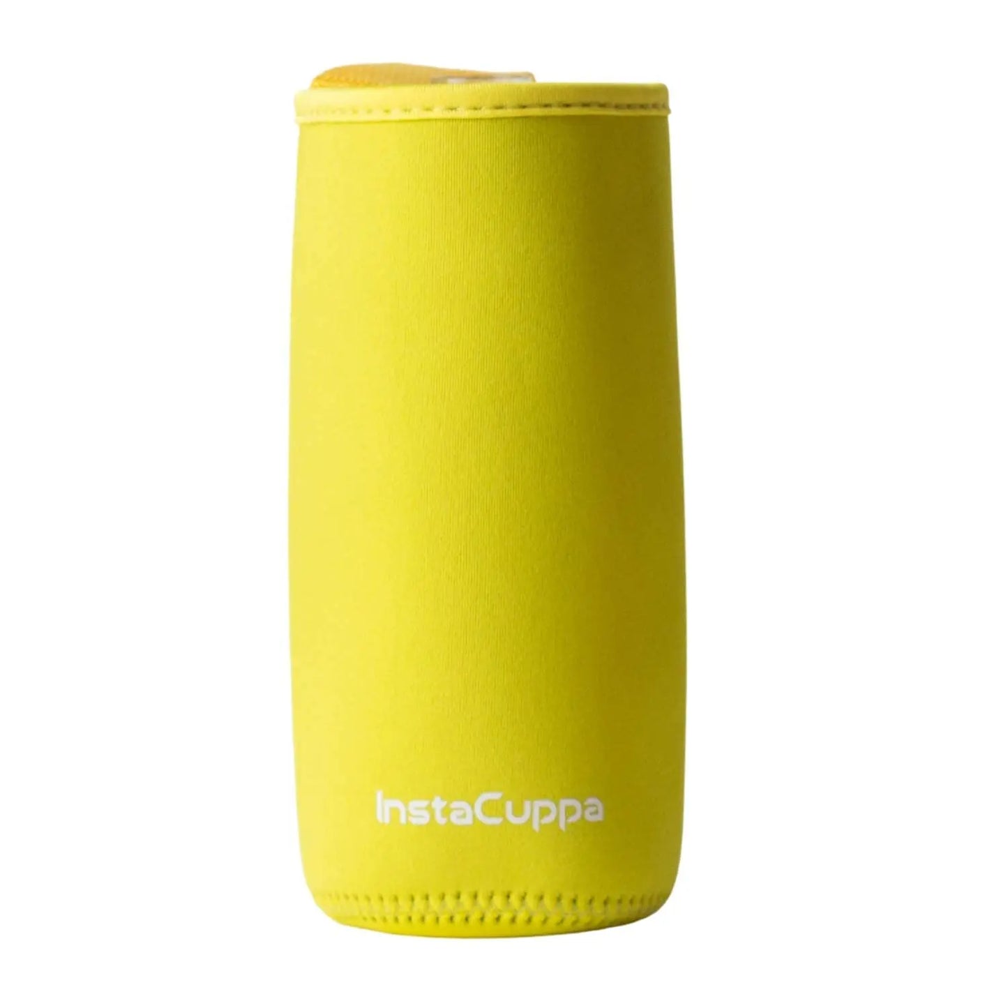 InstaCuppa Neoprene Silicone Sleeve Add on for Glass Bottle 650 ML/1000 ML  Yellow / 1000 ML