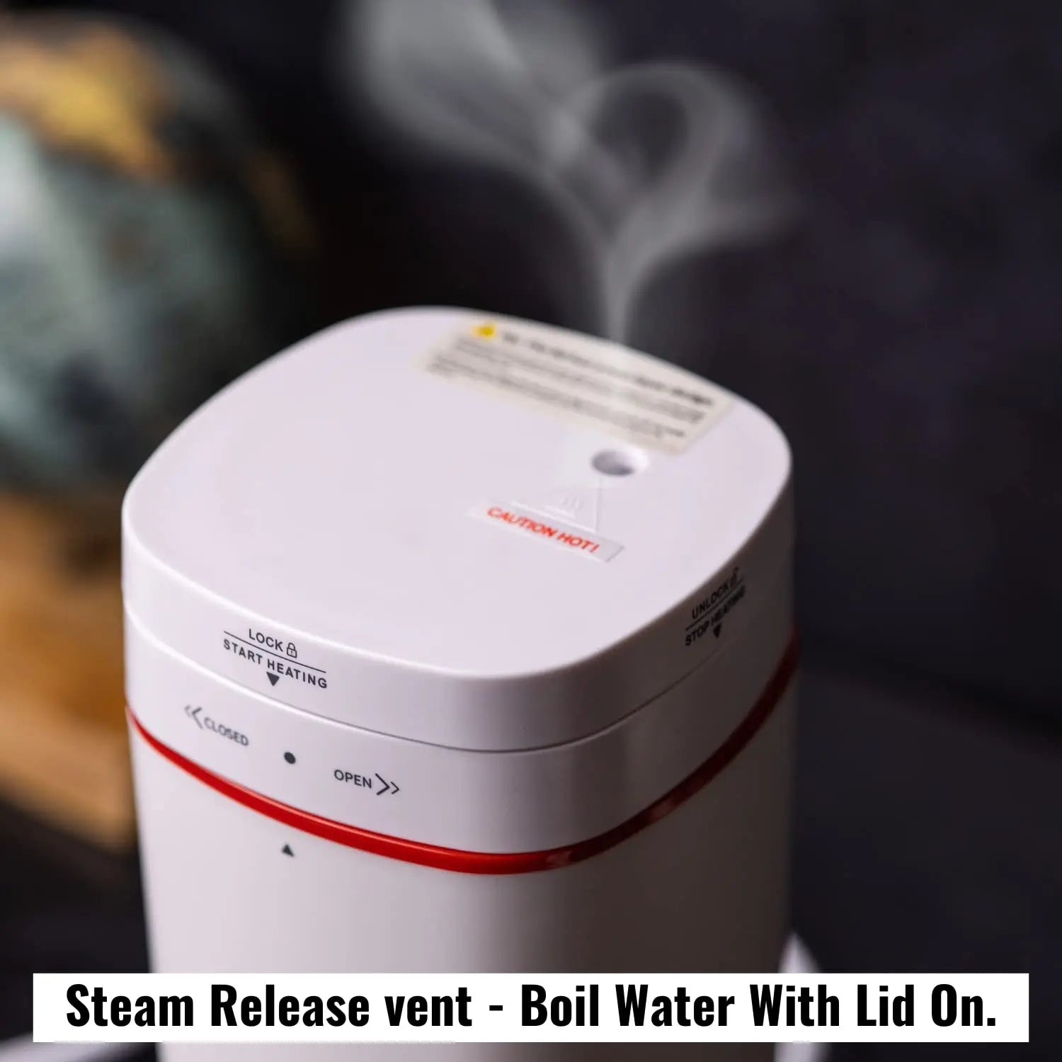 InstaCuppa Portable Electric Kettle, Travel Electric Water Bottle For Boiling Hot Water, Automatic Shut Off, Dry Boil Protection, 500 ML, 300 Watts 