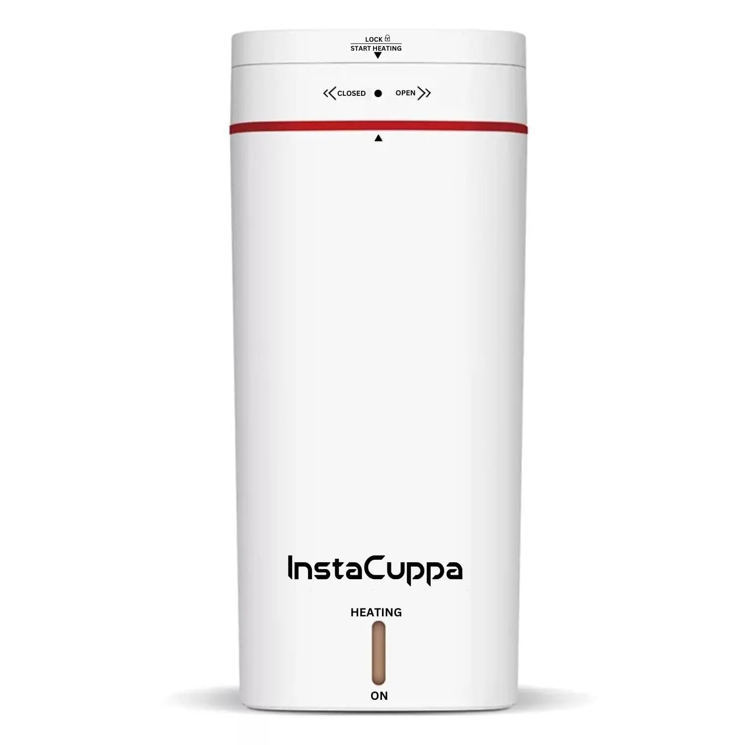 InstaCuppa Portable Electric Kettle, Travel Electric Water Bottle For Boiling Hot Water, Automatic Shut Off, Dry Boil Protection, 500 ML, 300 Watts  White