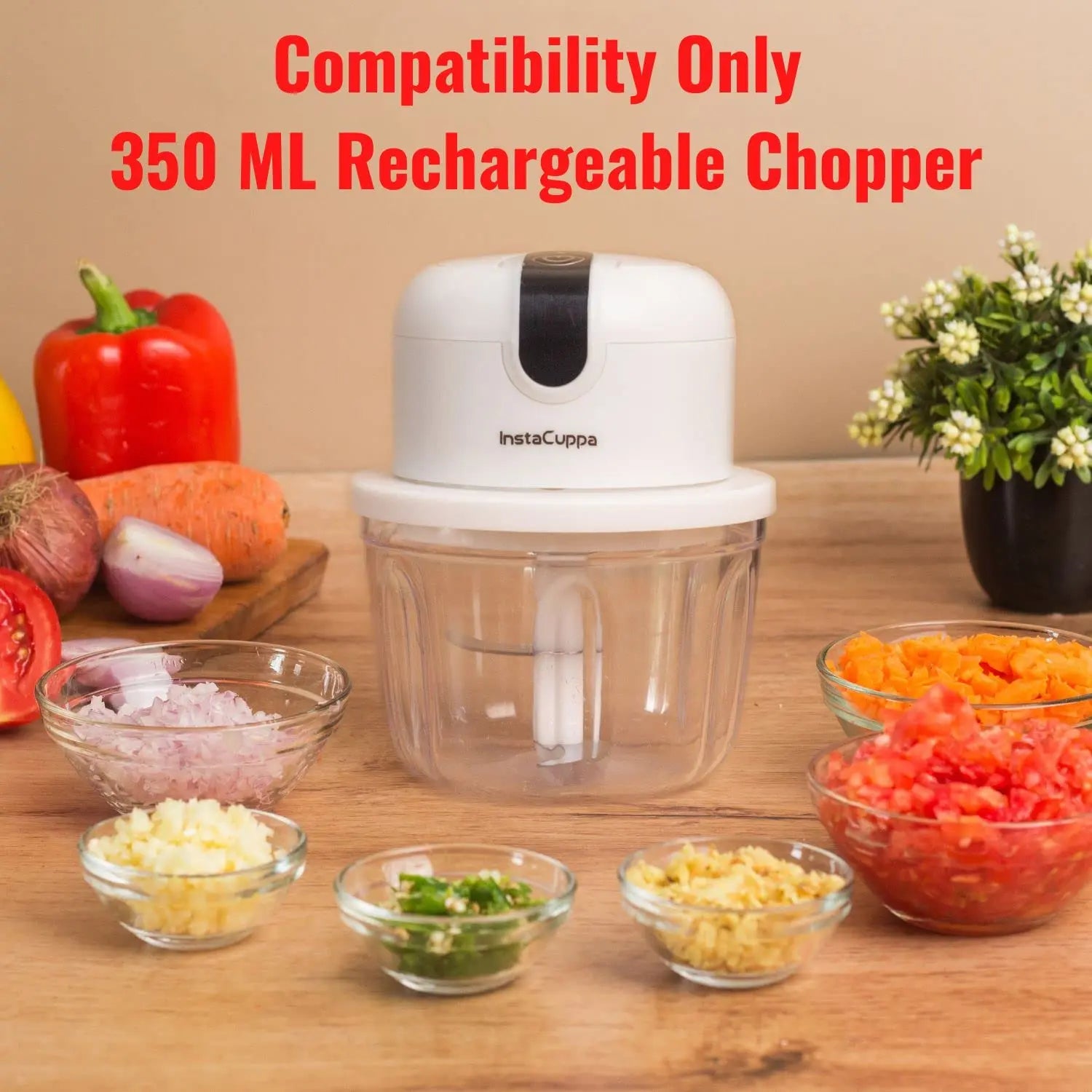 InstaCuppa Rechargeable Chopper Replacement Bowl 