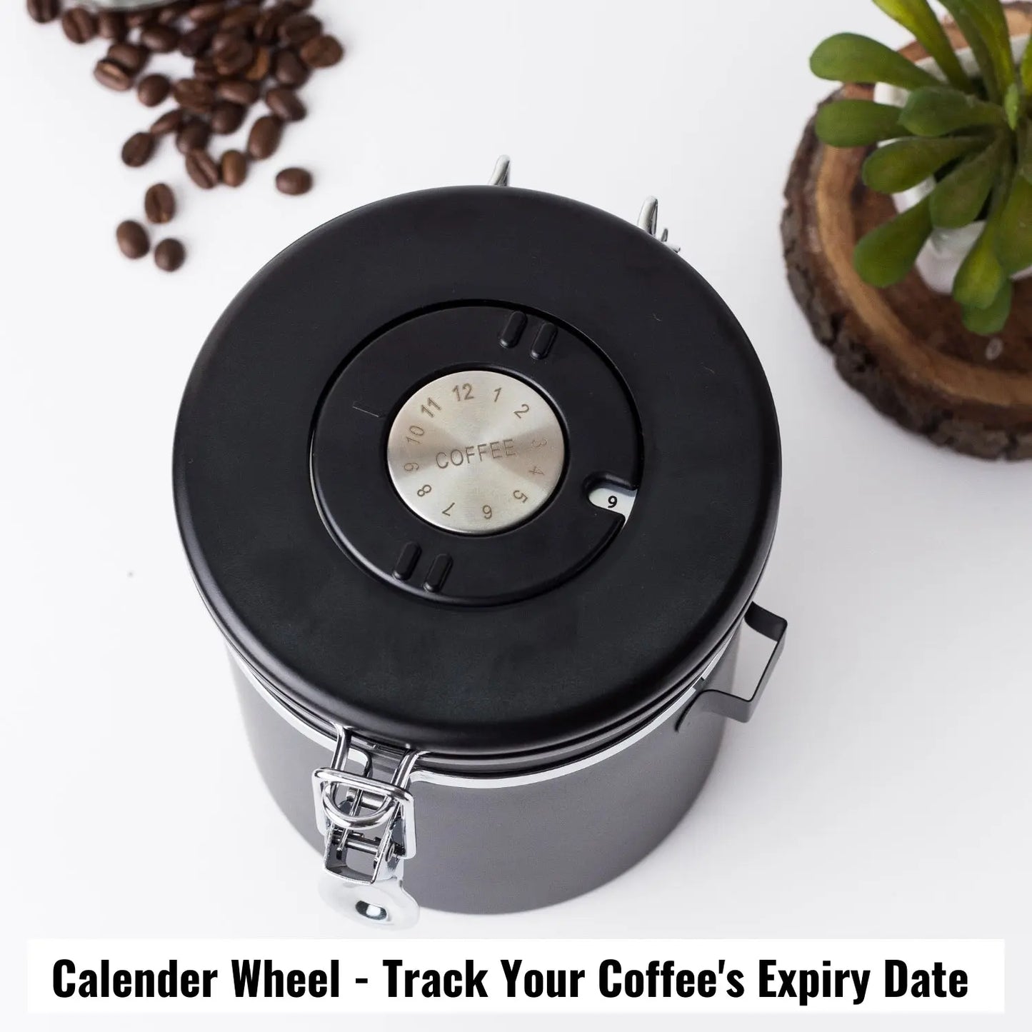 InstaCuppa Coffee Container with Date Tracker