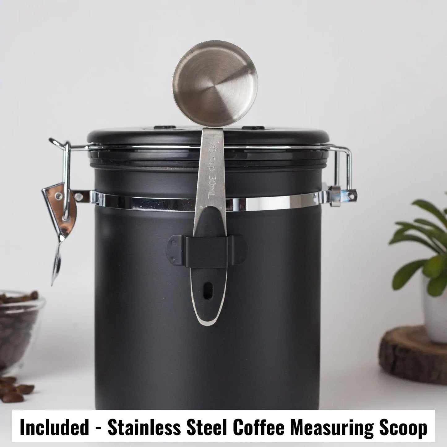 InstaCuppa Stainless Steel Coffee with Measuring Scoop