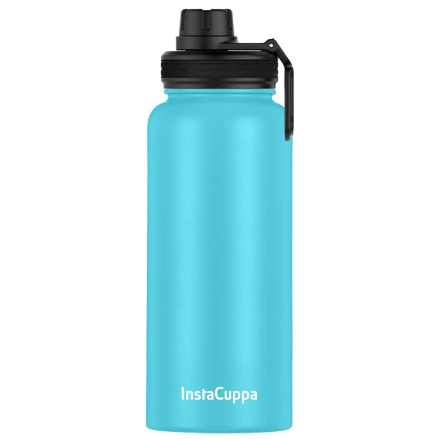 Blue InstaCuppa Thermos water bottle