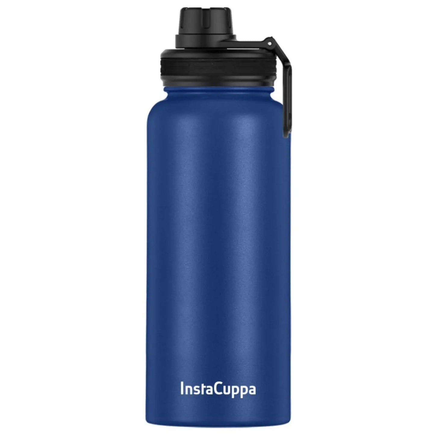 Blue Thermos Water Bottle with Fruit Infuser