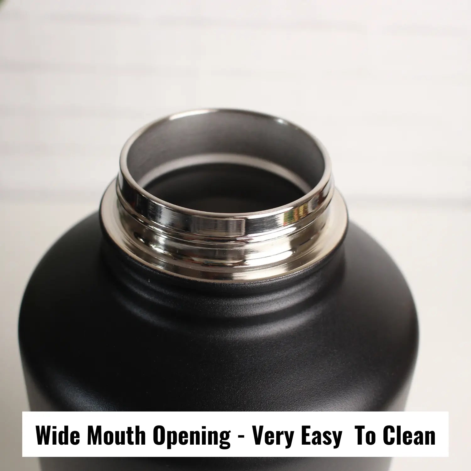 InstaCuppa Stainless Steel Thermos Flask Water Bottle with Sports Sipper Lid, Double Walled Vacuum Insulation 