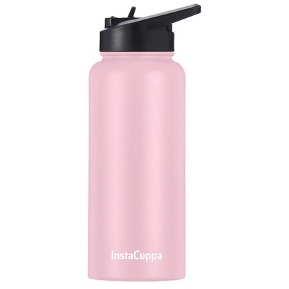 Light Pink Thermos water Bottle Online on InstaCuppa Store