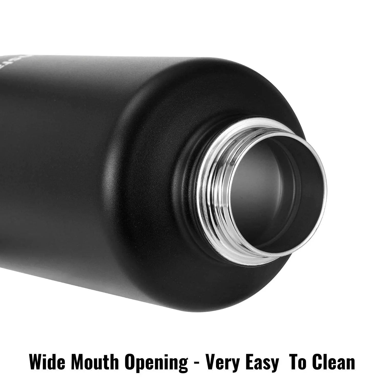 InstaCuppa Thermos Fruit Infuser Water Bottle - Double Walled Vacuum Insulation, Full Length Stainless Steel Infusion Unit, 