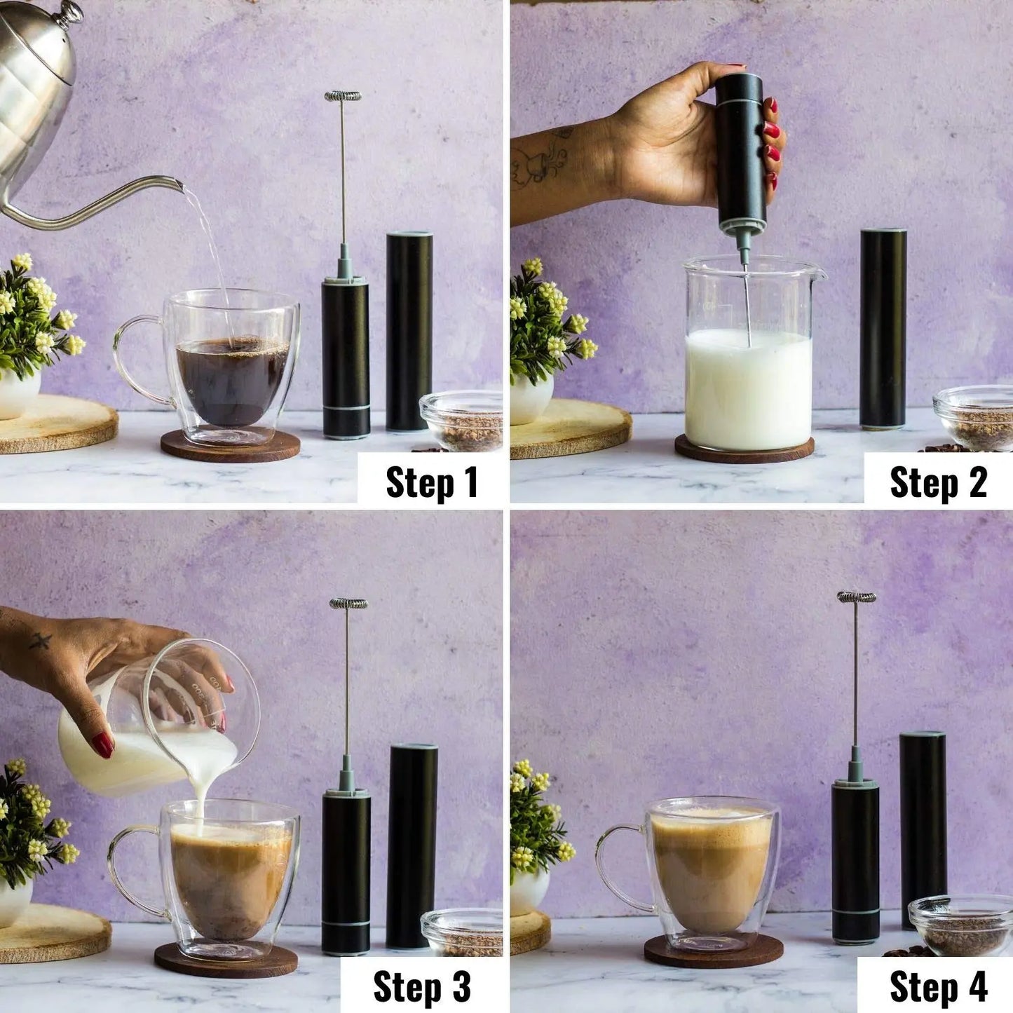 InstaCuppa coffee beater for busy moms - from school mornings to quick breaks with travel bag