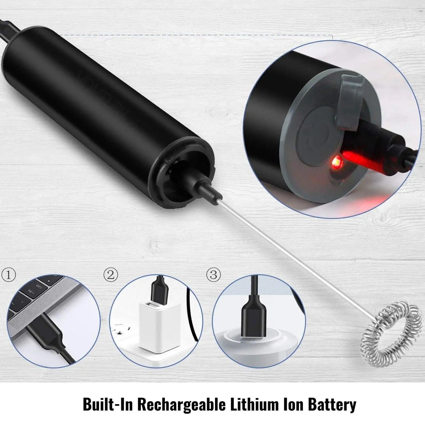 InstaCuppa Rechargeable Milk Frother 
