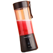 InstaCuppa Portable Blender for Smoothie and Juices, Milk Shakes, Crushing Ice, USB Rechargeable Blender Machine for Kitchen with 2000 mAh Battery, 150 W Motor, 400 ML, Built-in Jar (Normal Edition)