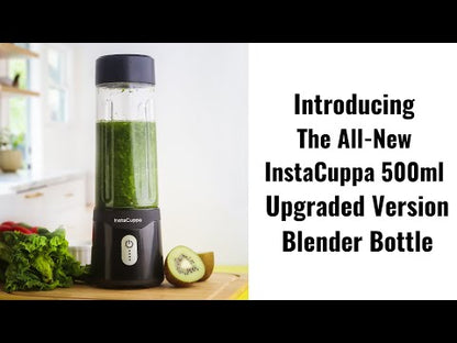 InstaCuppa Portable Blender with 4000 mAh Rechargeable Battery, 230 Watt Motor, 500 ML, Perfect for Smoothie, Milk Shakes, Crushing Ice and Juices